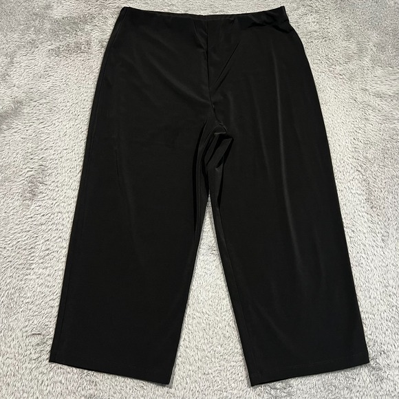 JM Collection Pull On Crop Pants Women's PM Petite 30x21 Slinky Stretch - Picture 1 of 14